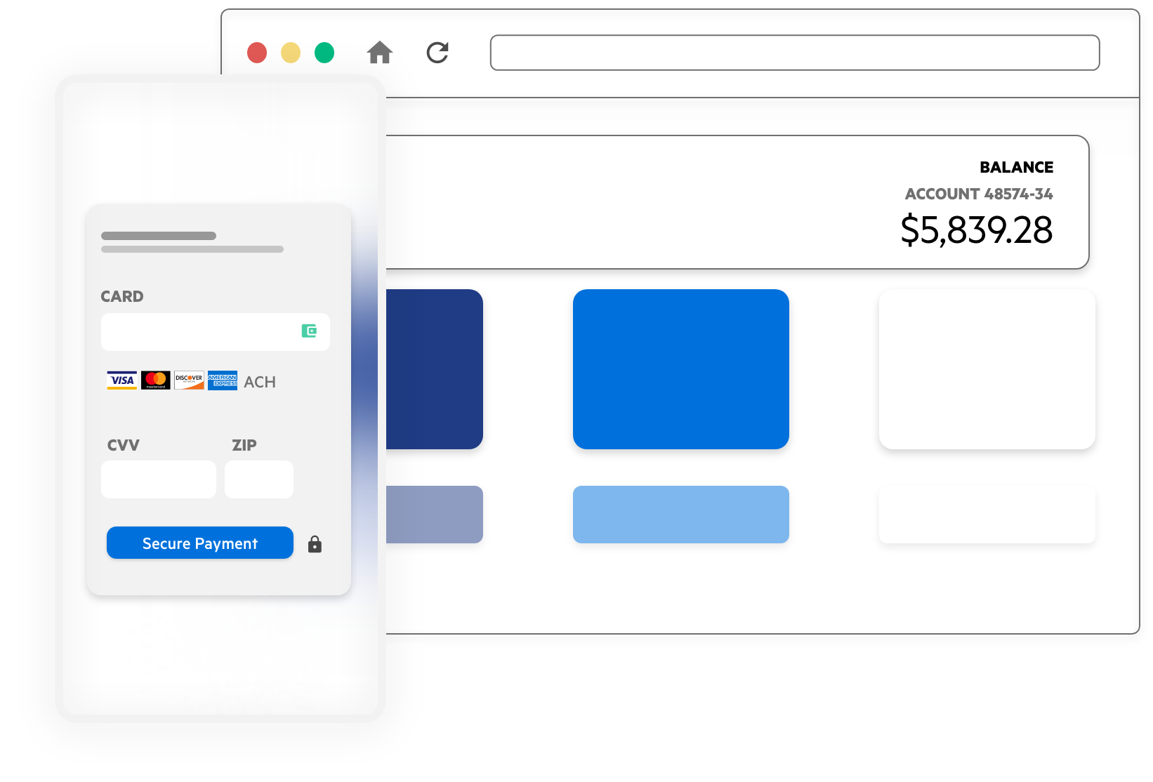 Portal pro interface illustration